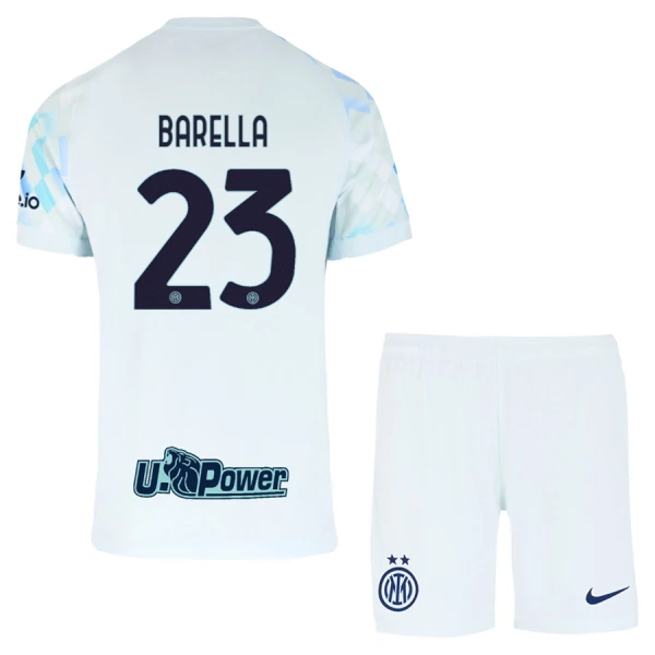 Camisola Inter Milan Barella 23 Criança Equipamento 2ª 2025-26 Camisola Inter Milan Barella 23 Criança Equipamento 2ª 2025-26