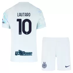 Camisola Inter Milan Lautaro Martinez 10 Criança Equipamento 2ª 2025-26 Camisola Inter Milan Lautaro Martinez 10 Criança Equipamento 2ª 2025-26