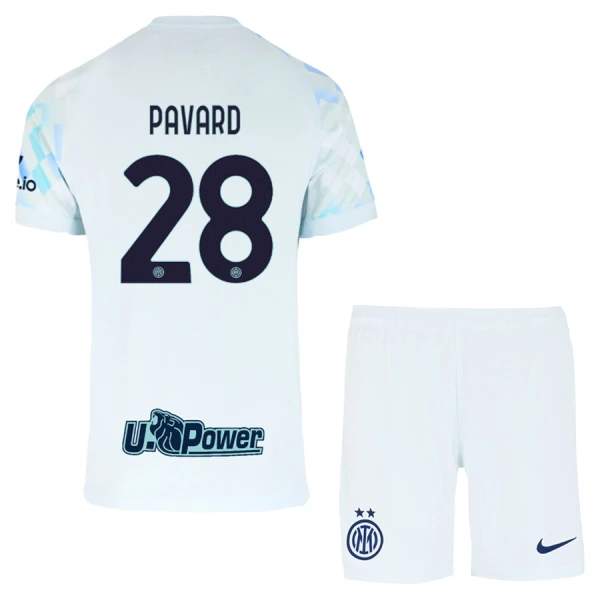 Camisola Inter Milan Pavard 28 Criança Equipamento 2ª 2025-26 Camisola Inter Milan Pavard 28 Criança Equipamento 2ª 2025-26