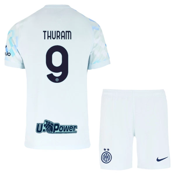 Camisola Inter Milan Thuram 9 Criança Equipamento 2ª 2025-26 Camisola Inter Milan Thuram 9 Criança Equipamento 2ª 2025-26