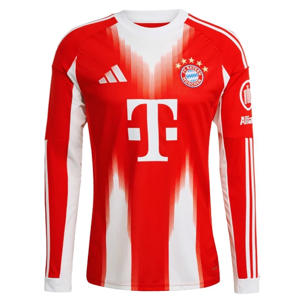 Camisola Manga Comprida FC Bayern de Munique Homem Equipamento 1ª 2025-26 Camisola Manga Comprida FC Bayern de Munique Homem Equipamento 1ª 2025-26