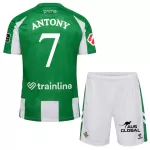 Camisola Real Betis Antony 7 Criança Equipamento 1ª 2025-26