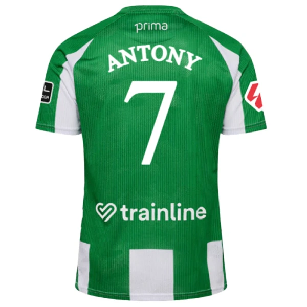 Camisola Real Betis Antony 7 Homem Equipamento 1ª 2025-26 Camisola Real Betis Antony 7 Homem Equipamento 1ª 2025-26