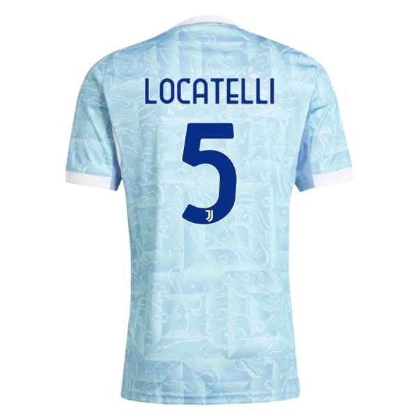 Camisola Juventus Locatelli 5 Criança Equipamento 2ª 2025-26