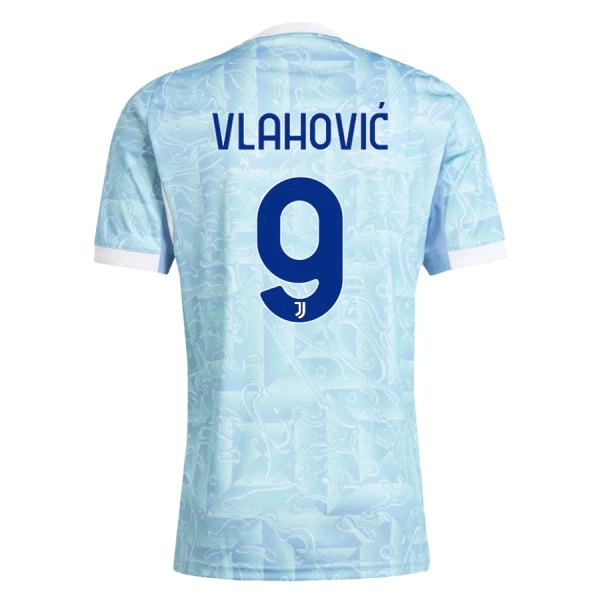 Camisola Juventus Vlahovic 9 Homem Equipamento 2ª 2025-26 Camisola Juventus Vlahovic 9 Homem Equipamento 2ª 2025-26