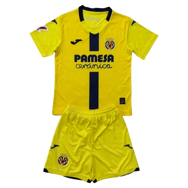 Camisola Villarreal Criança Equipamento 1ª 2025-26
