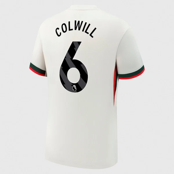 Camisola Chelsea Colwill 6 Homem Equipamento 2ª 2025-26