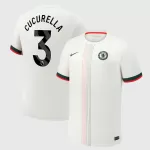 Camisola Chelsea Cucurella 3 Homem Equipamento 2ª 2025-26