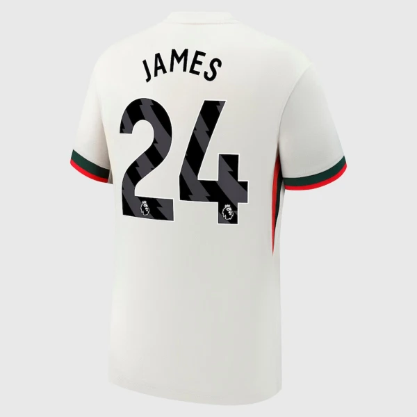 Camisola Chelsea James 24 Homem Equipamento 2ª 2025-26