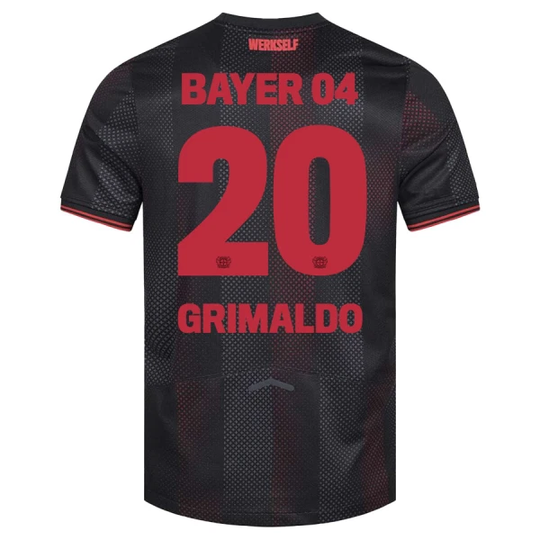 Camisola Bayer Leverkusen Alejandro Grimaldo 20 Homem Equipamento 1ª 2025-26