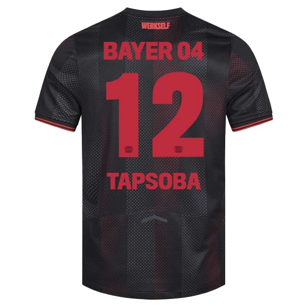 Camisola Bayer Leverkusen Edmond Tapsoba 12 Homem Equipamento 1ª 2025-26