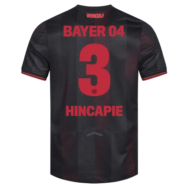 Camisola Bayer Leverkusen Piero Hincapie 3 Homem Equipamento 1ª 2025-26