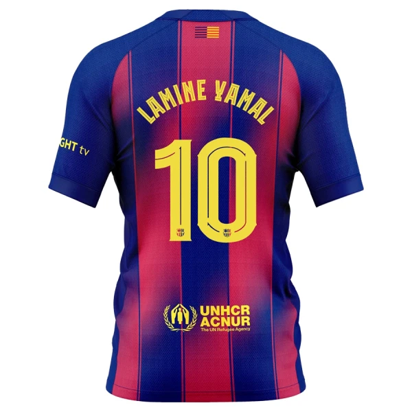 Camisola FC Barcelona Lamine Yamal 10 Homem Equipamento 1ª 2025-26