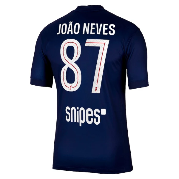 Camisola Paris Saint-Germain Joao Neves 87 Homem Equipamento 1ª 2025-26