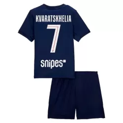 Camisola Paris Saint-Germain Kvaratskhelia 7 Criança Equipamento 1ª 2025-26