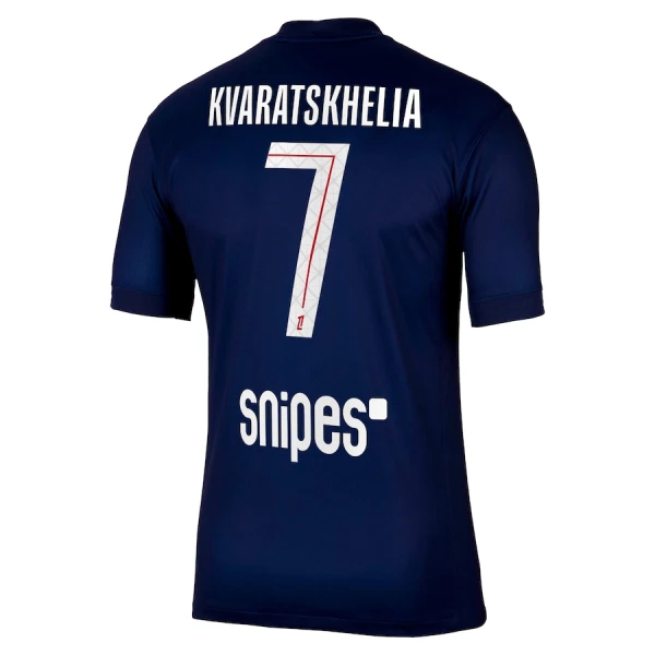 Camisola Paris Saint-Germain Kvaratskhelia 7 Homem Equipamento 1ª 2025-26
