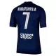 Camisola Paris Saint-Germain Kvaratskhelia 7 Homem Equipamento 1ª 2025-26