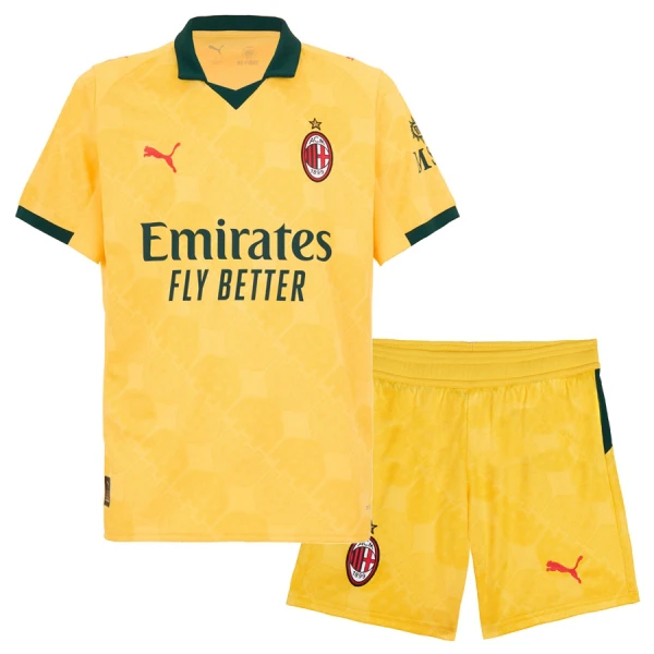 Camisola AC Milan Criança Equipamento 3ª 2025-26 Camisola AC Milan Criança Equipamento 3ª 2025-26