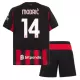 Camisola AC Milan Modrić 14 Criança Equipamento 1ª 2025-26