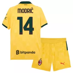 Camisola AC Milan Modrić 14 Criança Equipamento 3ª 2025-26 Camisola AC Milan Modrić 14 Criança Equipamento 3ª 2025-26