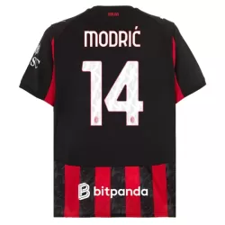 Camisola AC Milan Modrić 14 Homem Equipamento 1ª 2025-26 Camisola AC Milan Modrić 14 Homem Equipamento 1ª 2025-26