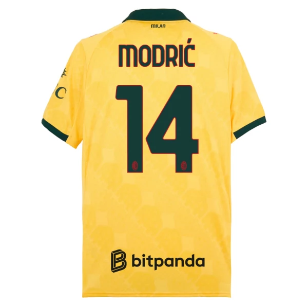 Camisola AC Milan Modrić 14 Homem Equipamento 3ª 2025-26 Camisola AC Milan Modrić 14 Homem Equipamento 3ª 2025-26