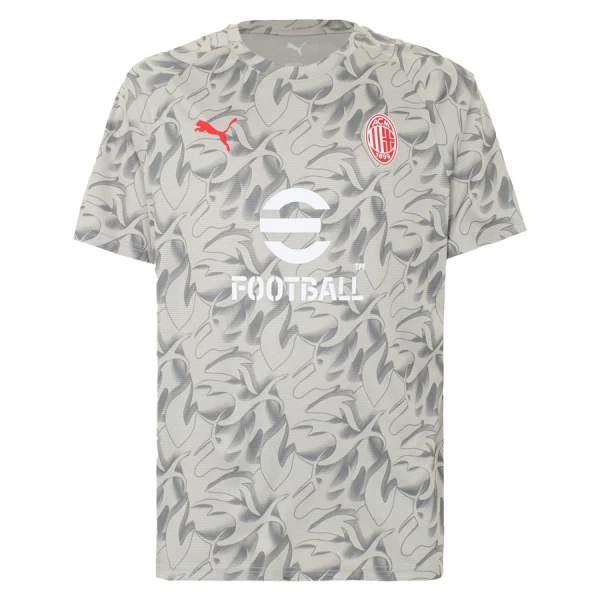 Camisola AC Milan Pre-Match Homem 2025-26 Cinza Camisola AC Milan Pre-Match Homem 2025-26 Cinza