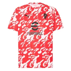 Camisola AC Milan Pre-Match Homem 2025-26 Vermelha Camisola AC Milan Pre-Match Homem 2025-26 Vermelha
