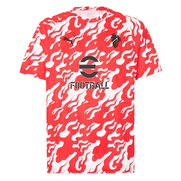 Camisola AC Milan Pre-Match Homem 2025-26 Vermelha
