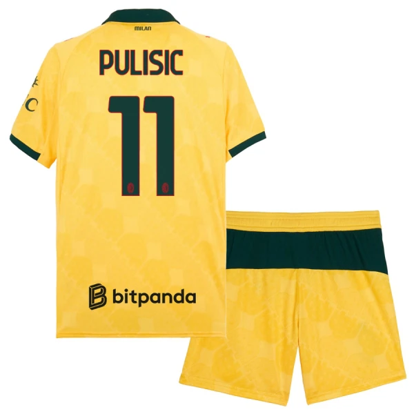 Camisola AC Milan Pulisic 11 Criança Equipamento 3ª 2025-26