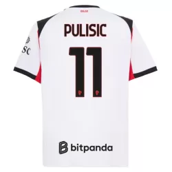 Camisola AC Milan Pulisic 11 Homem Equipamento 2ª 2025-26 Camisola AC Milan Pulisic 11 Homem Equipamento 2ª 2025-26