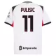 Camisola AC Milan Pulisic 11 Homem Equipamento 2ª 2025-26 Camisola AC Milan Pulisic 11 Homem Equipamento 2ª 2025-26