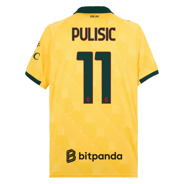 Camisola AC Milan Pulisic 11 Homem Equipamento 3ª 2025-26 Camisola AC Milan Pulisic 11 Homem Equipamento 3ª 2025-26