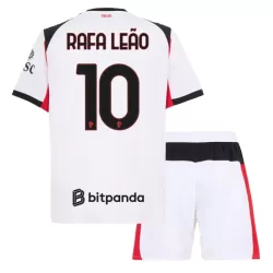 Camisola AC Milan Rafael Leao 10 Criança Equipamento 2ª 2025-26 Camisola AC Milan Rafael Leao 10 Criança Equipamento 2ª 2025-26