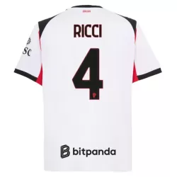 Camisola AC Milan Ricci 4 Homem Equipamento 2ª 2025-26 Camisola AC Milan Ricci 4 Homem Equipamento 2ª 2025-26