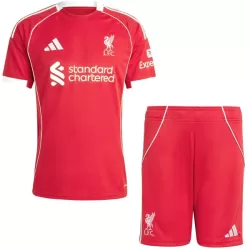 Camisola Liverpool Criança Equipamento 1ª 2025-26 Camisola Liverpool Criança Equipamento 1ª 2025-26
