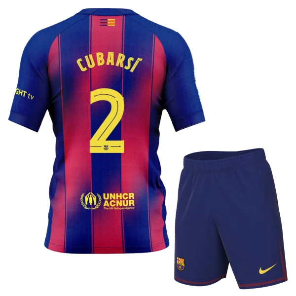 Camisola FC Barcelona Cubarsi 2 Criança Equipamento 1ª 2025-26