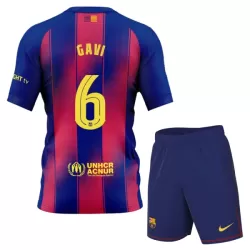 Camisola FC Barcelona Gavi 6 Criança Equipamento 1ª 2025-26 Camisola FC Barcelona Gavi 6 Criança Equipamento 1ª 2025-26