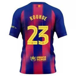 Camisola FC Barcelona Kounde 23 Homem Equipamento 1ª 2025-26 Camisola FC Barcelona Kounde 23 Homem Equipamento 1ª 2025-26