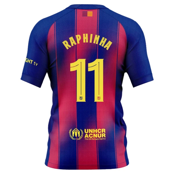Camisola FC Barcelona Raphinha 11 Homem Equipamento 1ª 2025-26
