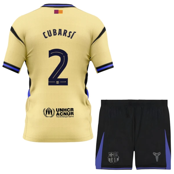 Camisola FC Barcelona x Kobe Bryant Cubarsi 2 Criança Equipamento 2ª 2025-26 Camisola FC Barcelona x Kobe Bryant Cubarsi 2 Criança Equipamento 2ª 2025-26