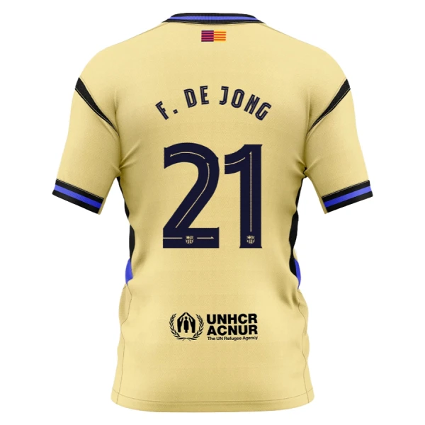 Camisola FC Barcelona x Kobe Bryant Frenkie de Jong 21 Homem Equipamento 2ª 2025-26