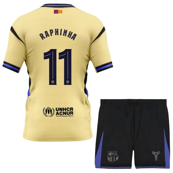 Camisola FC Barcelona x Kobe Bryant Raphinha 11 Criança Equipamento 2ª 2025-26