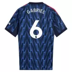 Camisola Arsenal Gabriel 6 Homem Equipamento 2ª 2025-26