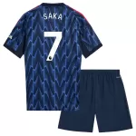 Camisola Arsenal Saka 7 Criança Equipamento 2ª 2025-26