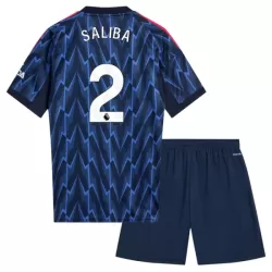 Camisola Arsenal Saliba 2 Criança Equipamento 2ª 2025-26 Camisola Arsenal Saliba 2 Criança Equipamento 2ª 2025-26