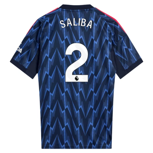 Camisola Arsenal Saliba 2 Homem Equipamento 2ª 2025-26 Camisola Arsenal Saliba 2 Homem Equipamento 2ª 2025-26