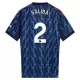 Camisola Arsenal Saliba 2 Homem Equipamento 2ª 2025-26 Camisola Arsenal Saliba 2 Homem Equipamento 2ª 2025-26