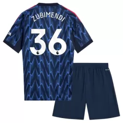 Camisola Arsenal Zubimendi 36 Criança Equipamento 2ª 2025-26 Camisola Arsenal Zubimendi 36 Criança Equipamento 2ª 2025-26