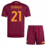 Camisola AS Roma Dybala 21 Criança Equipamento 1ª 2025-26